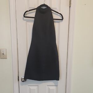 Cose Belle Boutique Black Halter Dress w Bow Size Small